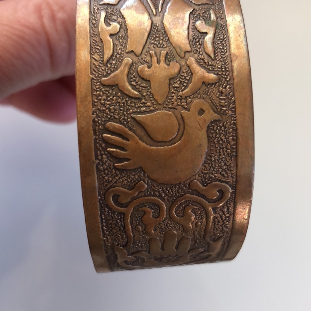 Brass Hamsa Cuff